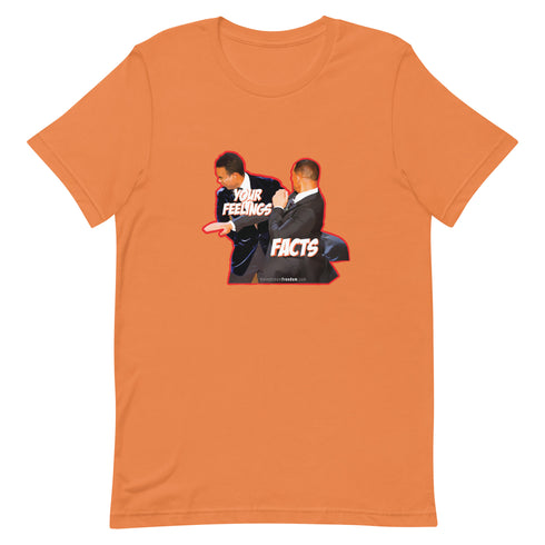 Your Feelings/Facts Short-sleeve unisex t-shirt - Mainstream Freedom