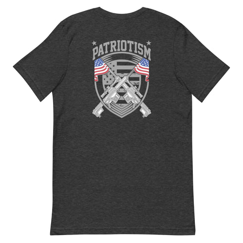 Patriotism Pro America Patriotic Graphic t-shirt (Back Design) - Mainstream Freedom