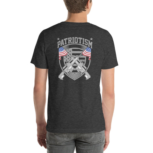 Patriotism Pro America Patriotic Graphic t-shirt (Back Design) - Mainstream Freedom