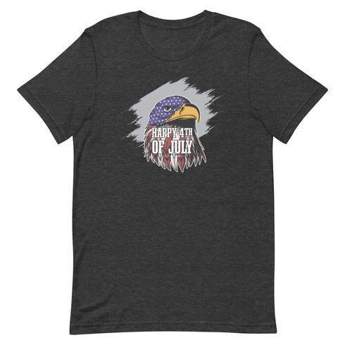 Happy 4th Of July Eagle Unisex t-shirt - Mainstream Freedom