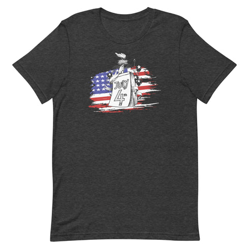 July 4th Unisex Independence Day t-shirt - Mainstream Freedom
