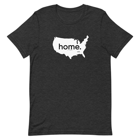 Home - On Map Of America Short-sleeve unisex t-shirt - Mainstream Freedom