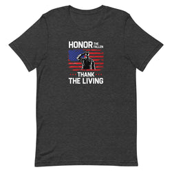 Honor The Fallen Thank The Living Memorial Day Unisex t-shirt - Mainstream Freedom