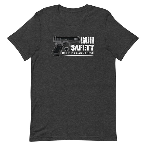 Gun Safety Rule #1 Carry One Short-sleeve unisex t-shirt - Mainstream Freedom