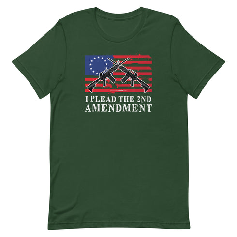 I Plead The 2nd Amendment Short-sleeve unisex t-shirt - Mainstream Freedom