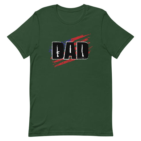 DAD Guns Short-sleeve unisex t-shirt - Mainstream Freedom