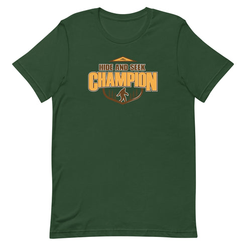 Hide And Seek Champion Short-sleeve unisex t-shirt - Mainstream Freedom
