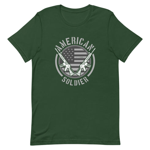 American Soldier Unisex t-shirt - Mainstream Freedom