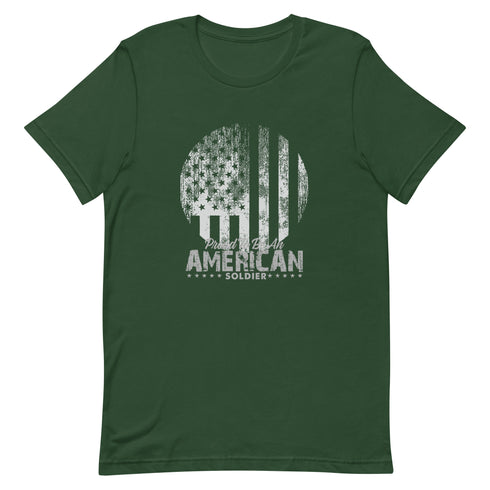 Proud To Be An American Soldier Unisex -Tshirt - Mainstream Freedom