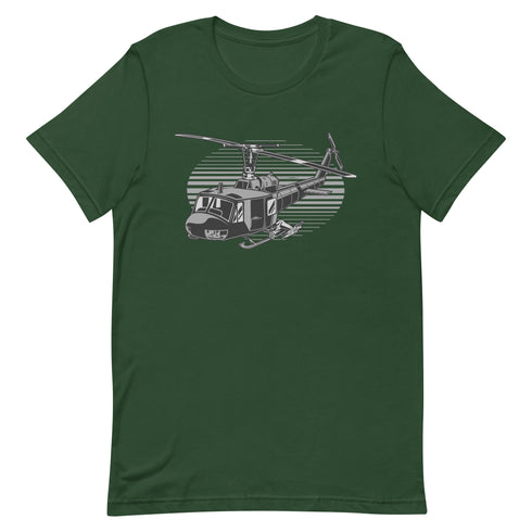 Helicopter Unisex t-shirt - Mainstream Freedom