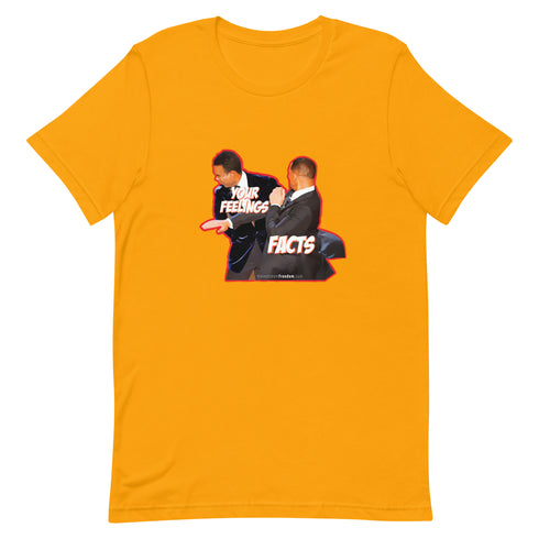 Your Feelings/Facts Short-sleeve unisex t-shirt - Mainstream Freedom