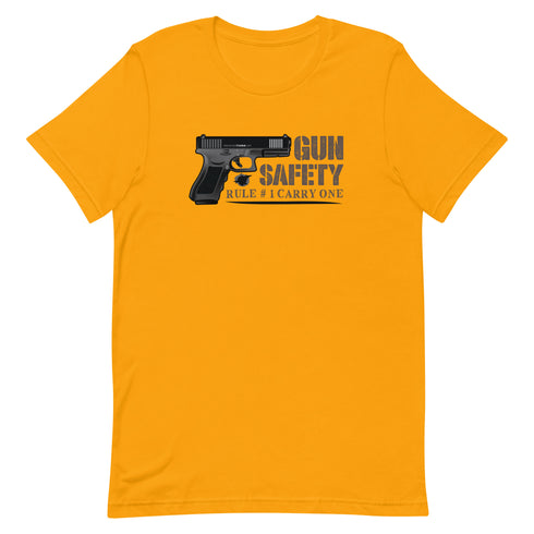 Gun Safety Rule #1 Carry One Short-sleeve unisex t-shirt - Mainstream Freedom