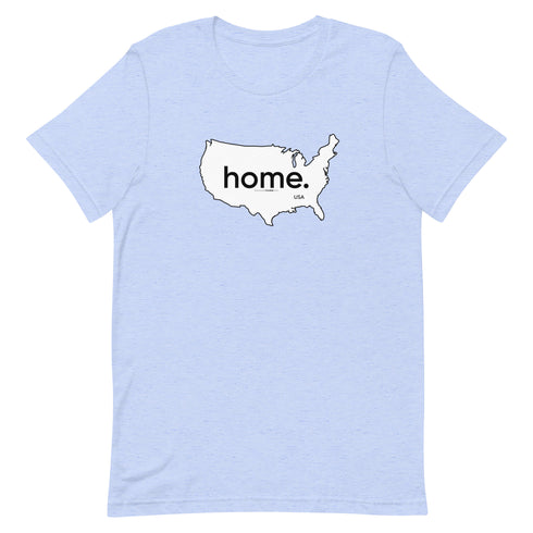 Home - On Map Of America Short-sleeve unisex t-shirt - Mainstream Freedom