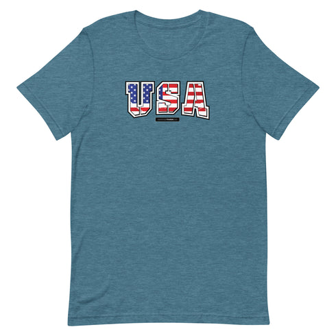 USA Short-sleeve unisex t-shirt - Mainstream Freedom