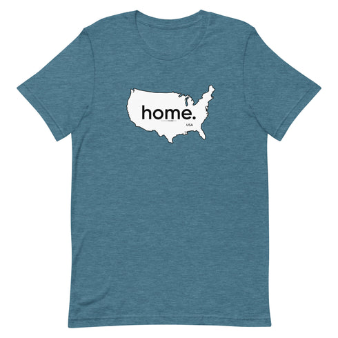 Home - On Map Of America Short-sleeve unisex t-shirt - Mainstream Freedom