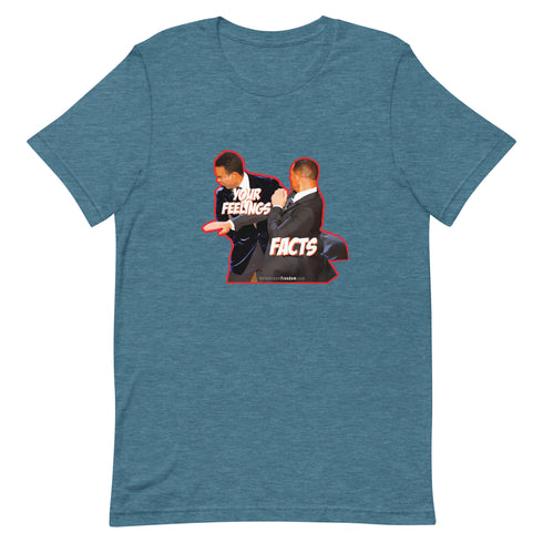 Your Feelings/Facts Short-sleeve unisex t-shirt - Mainstream Freedom