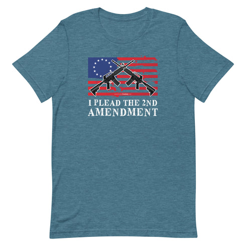 I Plead The 2nd Amendment Short-sleeve unisex t-shirt - Mainstream Freedom