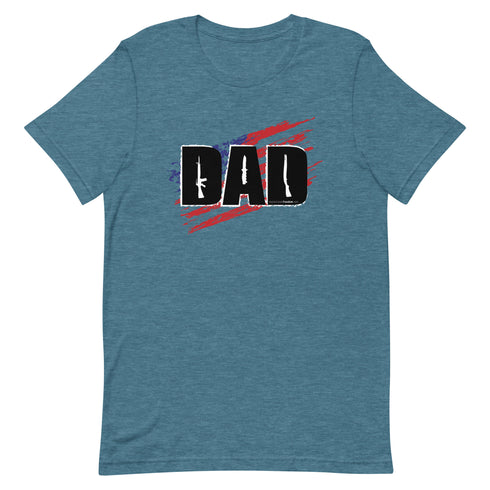 DAD Guns Short-sleeve unisex t-shirt - Mainstream Freedom