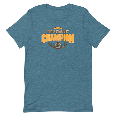 Hide And Seek Champion Short-sleeve unisex t-shirt - Mainstream Freedom