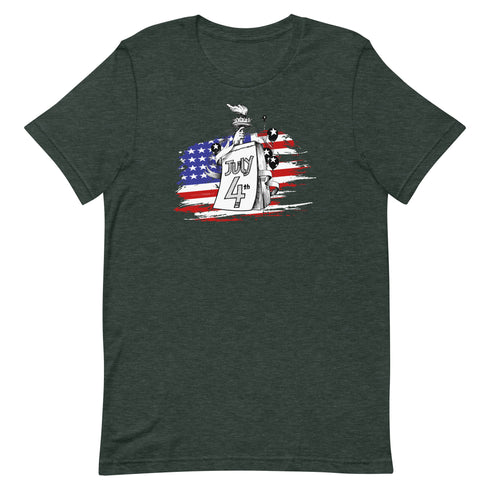 July 4th Unisex Independence Day t-shirt - Mainstream Freedom