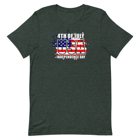 4th of July USA Independence Day Unisex t-shirt - Mainstream Freedom