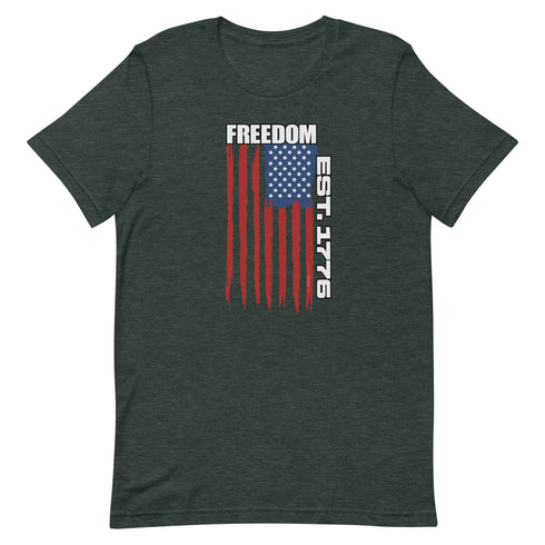 Freedom Est. 1776 Unisex Independence Day t-shirt - Mainstream Freedom
