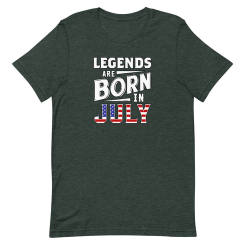 Legends Are Born In July Unisex Independence Day t-shirt - Mainstream Freedom