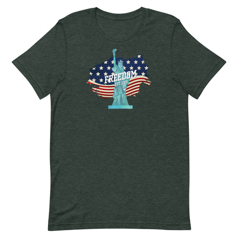 Independence Day - Statue of Liberty Unisex t-shirt - Mainstream Freedom