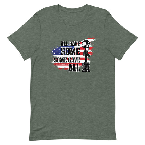 All Gave Some, Some Gave All Short-sleeve Patriotic t-shirt - Mainstream Freedom