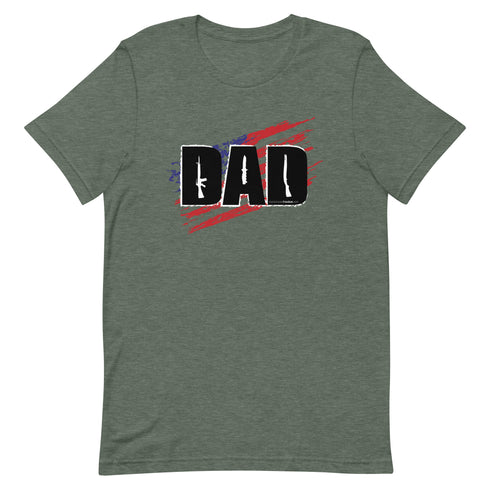 DAD Guns Short-sleeve unisex t-shirt - Mainstream Freedom