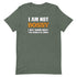 I Am Not Bossy Short-sleeve unisex t-shirt - Mainstream Freedom
