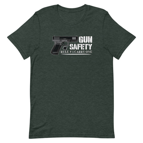 Gun Safety Rule #1 Carry One Short-sleeve unisex t-shirt - Mainstream Freedom