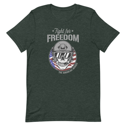 Fight For Freedom - The American Heroes Unisex t-shirt - Mainstream Freedom