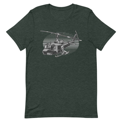 Helicopter Unisex t-shirt - Mainstream Freedom
