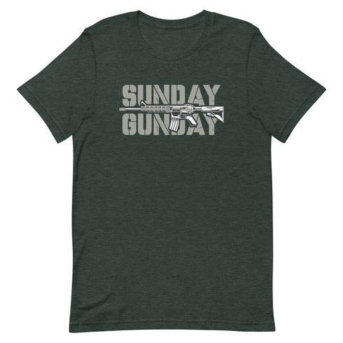 Sunday Gun Day t-shirt - Mainstream Freedom