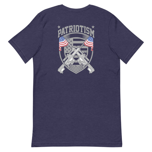 Patriotism Pro America Patriotic Graphic t-shirt (Back Design) - Mainstream Freedom