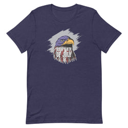 Happy 4th Of July Eagle Unisex t-shirt - Mainstream Freedom