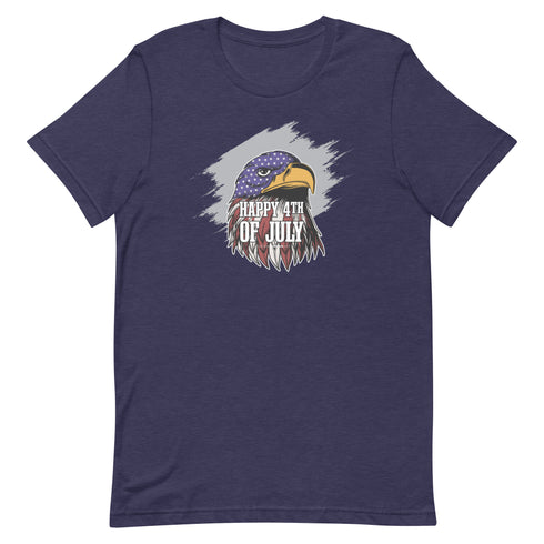 Happy 4th Of July Eagle Unisex t-shirt - Mainstream Freedom