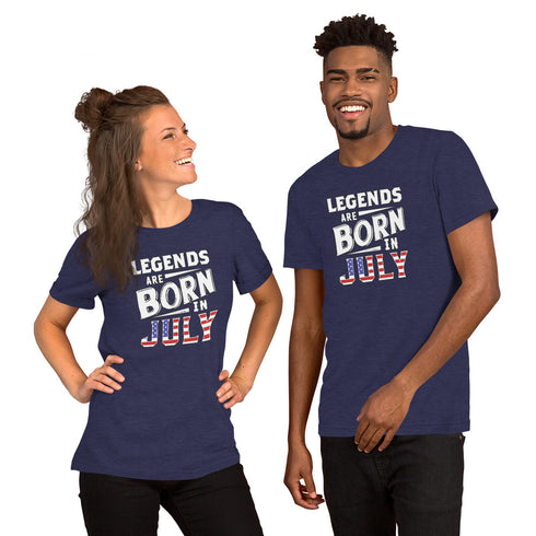 Legends Are Born In July Unisex Independence Day t-shirt - Mainstream Freedom