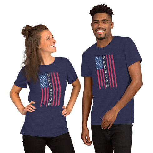 Freedom Flag Unisex t-shirt - Mainstream Freedom