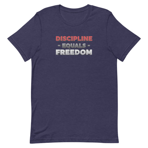 Discipline Equals Freedom Unisex t-shirt - Mainstream Freedom