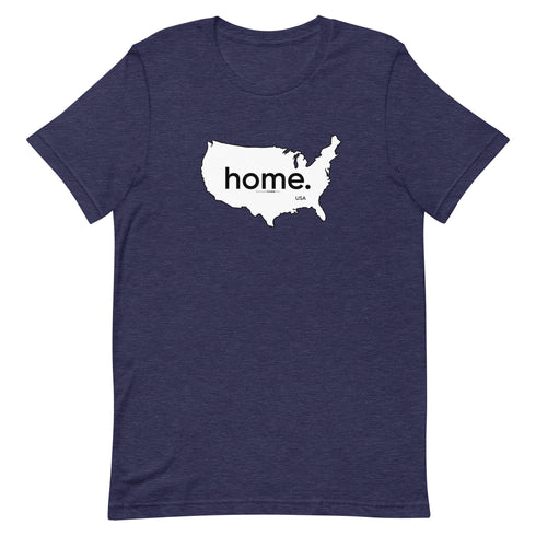 Home - On Map Of America Short-sleeve unisex t-shirt - Mainstream Freedom