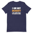 I Am Not Bossy Short-sleeve unisex t-shirt - Mainstream Freedom