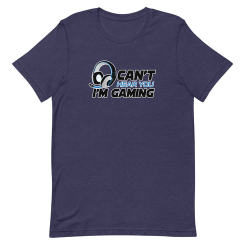 Can't Hear You I'm Gaming Short-sleeve unisex t-shirt - Mainstream Freedom