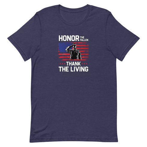 Honor The Fallen Thank The Living Memorial Day Unisex t-shirt - Mainstream Freedom