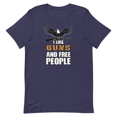 I Like Guns and Free People Short-sleeve unisex t-shirt - Mainstream Freedom