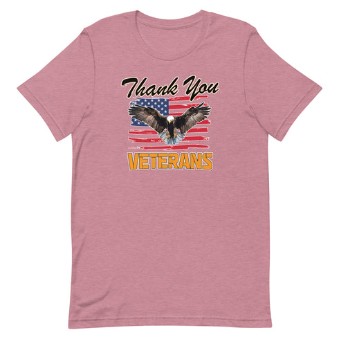Thank You Veterans Short-sleeve unisex t-shirt - Mainstream Freedom