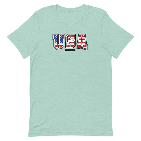 USA Short-sleeve unisex t-shirt - Mainstream Freedom