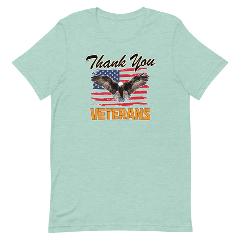 Thank You Veterans Short-sleeve unisex t-shirt - Mainstream Freedom