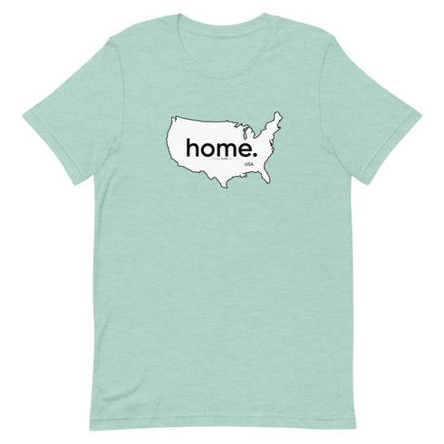 Home - On Map Of America Short-sleeve unisex t-shirt - Mainstream Freedom